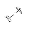 thumbnail image 2 of relayinert Large Capacity Pendant Jewelry Display Rack Jewelry Holder Necklace Earring Storage Solution Rings Strong And Sturdy Black 13.5x35cm, 2 of 6