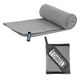 thumbnail image 3 of DYNWAVECA Serviette de Voyage Séchage Rapide Serviette Absorbante Sueur Fraîche Douce Pliable Serviette de Gym Serviette de Yoga pour Course Randonnée Intérieur Voyage Extérieur Gris, 3 of 9