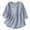 Blue, variant on Women's Solid Color Round Neck Cool Summer Pullover 5/6 Sleeve Top Shirts for Women Short Women Women's Long Sleeve plus Size Womens Turtleneck Long Sleeve Woman Long Sleeved Shirts Summer