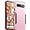 Pink, variant on for Google Pixel 8a Case, [Dual Layer Shockproof] Rugged Pixel 8a Case with [Tempered Glass Screen Protector][10FT  Grade][Heavy Duty Protection] Google Pixel 8a Phone Case (Red)