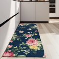 thumbnail image 4 of Pioneer Flower Floral Print Pattern Kitchen Rug Mat,Kitchen Runner Rugs Non Skid Washable,Decorative Kitchen Floor Mats for Kitchen,Sink,Laundry,17"X47", 4 of 5