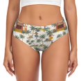 thumbnail image 1 of Bingfone Hawaiian Style for Women's Underwear Full Coverage Seamless Panties Soft Stretch Boxer Briefs-Medium, 1 of 6