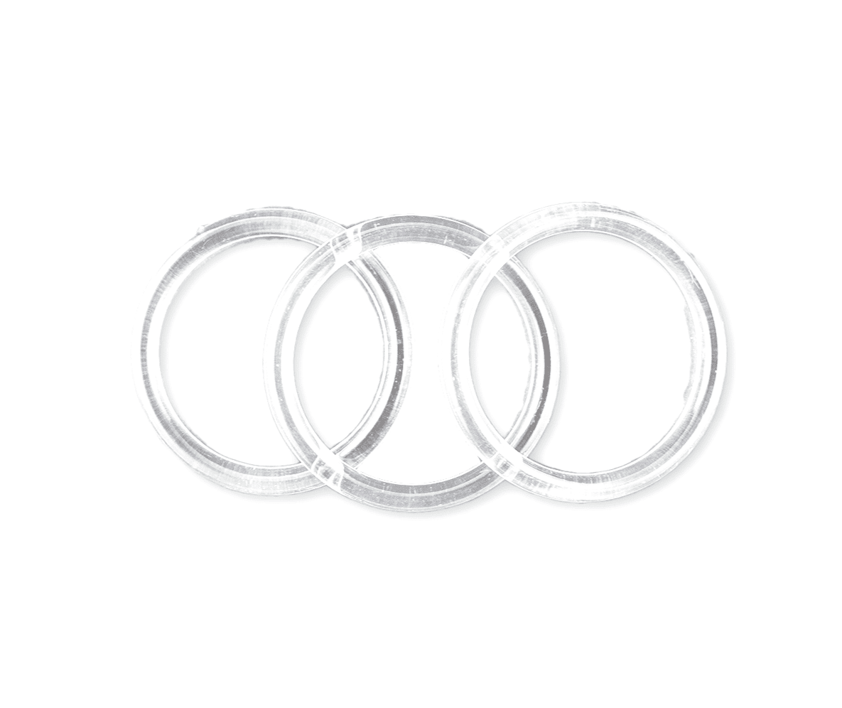 Silver Ring Bulk3 3" Metal Hoop For Decorative Displays 