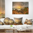 thumbnail image 4 of Designart Sunrise at Romantic Beach at Sri Lanka - Landscape Printed Throw Pillow - 12x20, 4 of 5