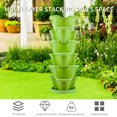 thumbnail image 3 of FLhrweasw Macetero Apilable Vertical Garden Tower para Fresa (Verde Ordinario), 3 of 8