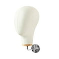 thumbnail image 1 of Manikin Head Hat Wig Exhibtion Stand Wall Mount Hat Hats Pieves Servody Canvas 15 cm de plata, 1 of 8