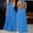 *Blue, variant on U Women's Halter Neck Open Back Maxi Dress, Flowy A-Line Boho Beach Vacation Summer Dress White,Women's Plus S