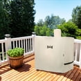 thumbnail image 2 of Outdoor Dining Cart Cover for Feasto Modular Outdoor Kitchen Sink Station, Heavy Duty Waterproof Cover for Feasto Dining Cart, Beige (L36”xW26.5”x H45”), 2 of 7