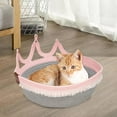 thumbnail image 6 of EHJRE Cat Bed Wear Resistant Universal Breathable Handmade Cat Scratching Pad Pets Cradle for Rabbit Puppy Indoor Cats Princess M, 6 of 8