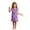 Purple, variant on Leey-World Halloween Toddler Pajamas Girls Cute Halloween Nightgown Dress Flutter Short Sleeves 2-10 Years Soft Casual Dress