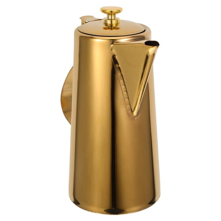 LOLIPPYY Golden Water Jug Pitcher Insulated Tea Pitcher Stainless Steel 1Pack