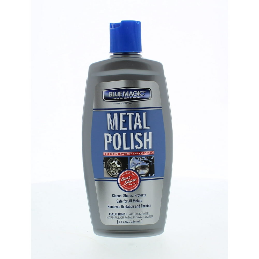 BLUE MAGIC 20006 8 Oz. Metal Polish Cleaner Chrome Brass Stainless Mag