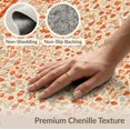 thumbnail image 6 of ODIKA 4'x6' Washable Area Rug Stain Resistant, Low Pile, Easy Care Geometric Vintage Mosaic Distressed Interlocking Motif Mid Century for Dorm Room, Small Living, 6 of 7