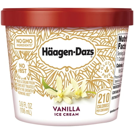 HAAGEN-DAZS Vanilla Ice Cream 3.6 fl. oz. Cup