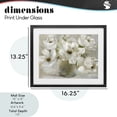 thumbnail image 4 of Stupell Industries Traditional Gentle White Petals in Vase Black Framed Print Under Glass, 16 x 13, by Nan, 4 of 8
