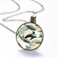 thumbnail image 6 of Whale Necklace Personalized Custom Photo Round Pendant Adjustable Stainless Steel Necklaces with Gift Box for Men Women Mothers Valentine's Jewelry Gift, 6 of 6