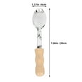 thumbnail image 2 of Phenofice 2Pcs Stainless Steel Music Spoons Instruments Spoon-shaped Rhythmic Sound Production for Families, 2 of 8