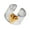 Silver, variant on Stylish Alloy Heart Rings Ornament with Open Designs for Easy Size Adjustment