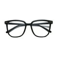 thumbnail image 6 of ruhuadgb Blue Light Blocking Glasses Unisex Retro Clear View Strong Hinge Transparent with Brim Eye Clear Bluelight Glasses Spectacles, 6 of 8