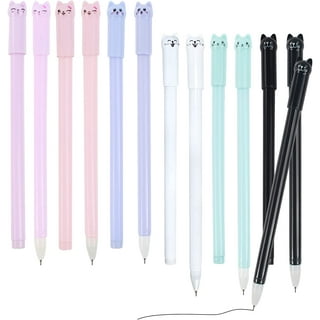 12 Colors Creative Cute Milk Cow Pen Colorful Gel Pen Sweet-style Design  Pin Type Ink Pen for Children Student and Office,set of 12 Assorted Colors