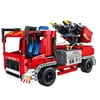 Bo-Toys Fire Truck with Real Water Spray System 2 in 1 Building Brick Toy, 1288 Pcs , Build It Yourself Toys