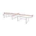 thumbnail image 4 of Regency Legacy 16 ft Racetrack Laminate Conference Table with 2 Charging Ports- Noble Oak, 4 of 8