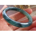thumbnail image 4 of Certified Icy Blue Water Green Burma 100% Natural A JADE Jadeite Baby Bangle Bracelet 43 mm 647031 TN, 4 of 13