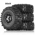 thumbnail image 4 of 4pcs 63mm Beadlock Wheel Tire Set for 1/18 1/24 RC Parts Black, 4 of 5