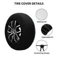 thumbnail image 4 of Balery Little Sea Turtlestire Cover Waterproof Dust-Proof, Universal Spare Wheel Tire Cover For Trailer, Rv, Suv Truck And Vehicle Camper Accessories-17 Inch, 4 of 9