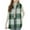 Green, variant on DxhmoneyHX Plaid Vest for Girls Sleeveless Curved Hems Long Cardigan Coat Casual Lapel Waistcoat Outwear Comfy Button Down Shirt Jacket with Pockets 5-15 Years