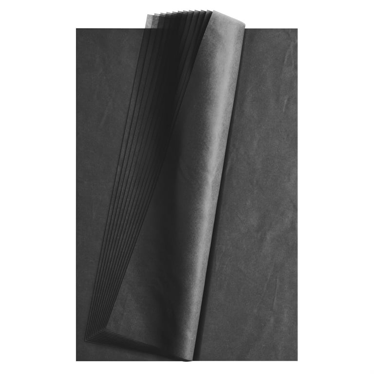 Unique Industries Black Paper Gift Wrap Tissues, (10 Count)