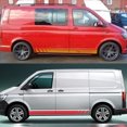 thumbnail image 5 of Pegatinas de rayas para faldones laterales de puertas de coche para Volkswagen VW TRANSPORTER T5 T6, decoración de furgonetas y autocaravanas, accesorios para automóviles, 5 of 5