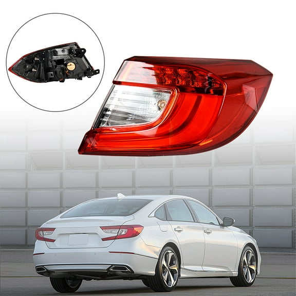 labwork 1-Pack RH Tail Light Assembly with LED Replacement for 2018-2021 Accord Passenger Side Outer 33500TVAA01