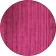 thumbnail image 1 of Ahgly Company Indoor Round Abstract Pink Contemporary Area Rugs, 3' Round, 1 of 4