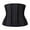 Black 9 Steel Bones, variant on YIANNA Short Torso Waist trainer corset for Weight loss Sports Workout Hourglass Body Shaper Cincher Tummy Control Black-XL