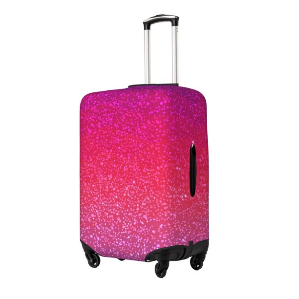 Fotbe Light Purple Glitter Funda Protectora para Equipaje, Antirrayones y Resistente a la Suciedad, Compatible con Maletas de 18 a 32 Pulgadas-X-Large