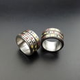 thumbnail image 3 of Stainless Steel Ring Colorful Rotating Slot Machine Design Gambling Jewelry Hypoallergenic Nickel Free Gift Ideas, 3 of 7