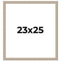 23x25 Frame Grey Solid Wood Picture Frame Width 1 Inches | Interior Frame Depth 0.5 Inches |