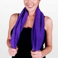 thumbnail image 2 of 12" x 44"- 100% Turkish Cotton Fuchsia Gym Towel, 2 of 9