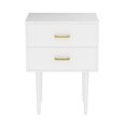 Semiocthome Nightstand Set of 2 with 2 Drawers,Bedside Table for
