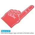 thumbnail image 3 of 18 Inch Foam Finger Number 1 DIY Blank Foam Hand Cheerleading for Athletics Sport Game Events, Red, 3 of 6