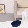 thumbnail image 4 of REGALWOVEN 3 Packs Storage Basket, Shelf Closet Storage Bin for Key Tray Bowl for Entryway Desk, Catchall Home Decor Navy 11.8*6.7*3.5in, 4 of 5