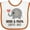 White and Orange, variant on Inktastic Mimi and Papa Love Me Elephant Boys or Girls Baby Bib