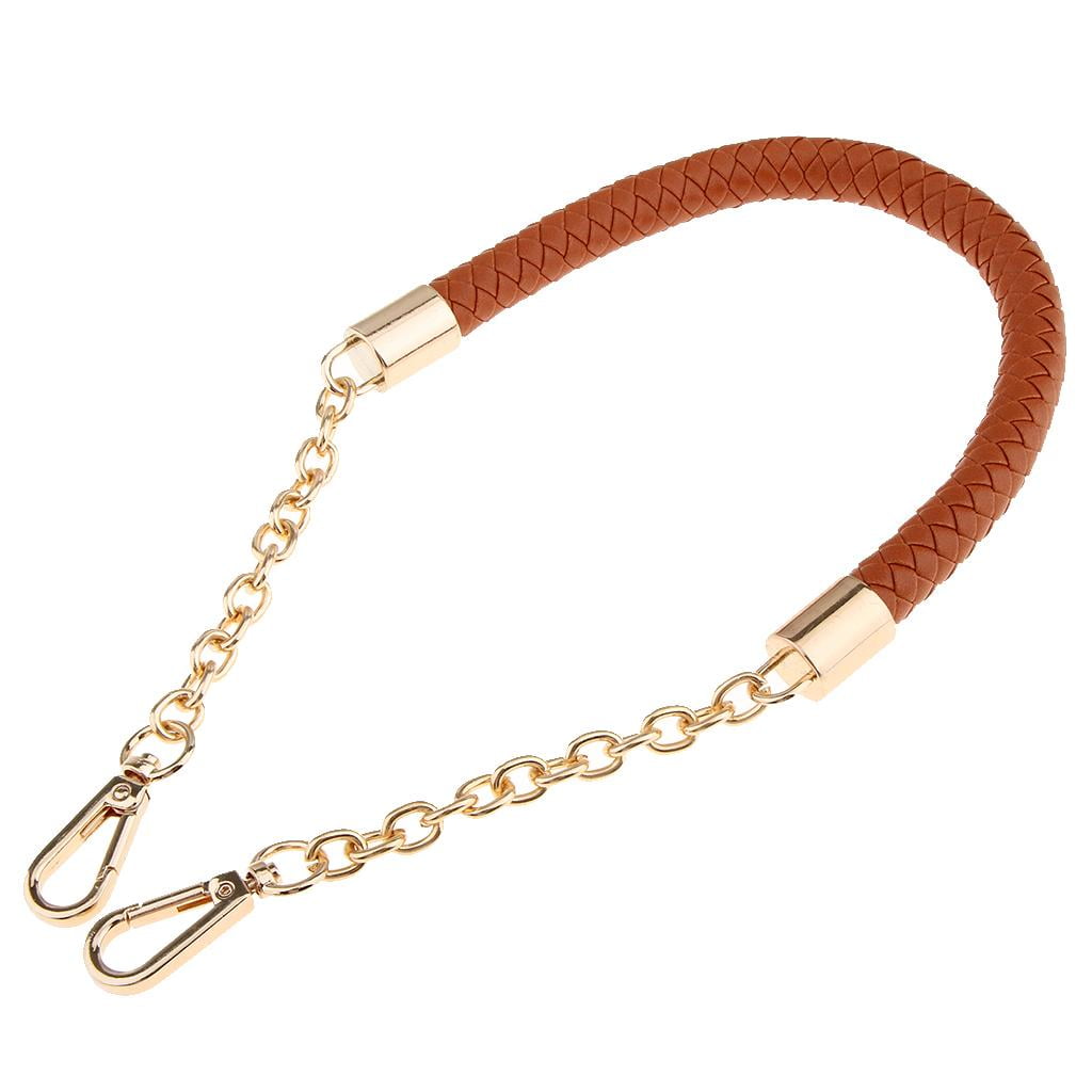 Braided Leather Bag Strap