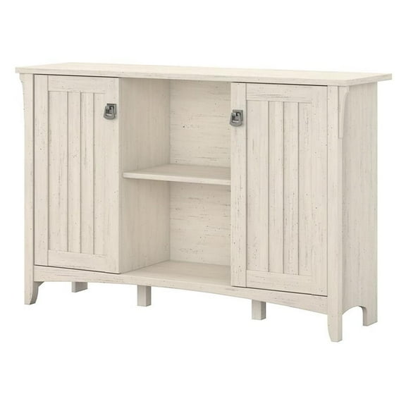 Kingfisher Lane Accent Storage Cabinet w/ Two Doors - White - Engineered Wood