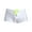 White, variant on sunsanly Low Rise High Elasticity 3D Cutting Swimming Trunks Men Solid Color Drawstring Swim Shorts Beachwear