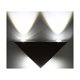 thumbnail image 2 of Lámpara de pared triangular de aluminio LED de 3W, luz moderna para el hogar, lámparas de decoración para interiores y exteriores, blanco frío, 2 of 2