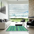 thumbnail image 7 of Ahgly Company Machine Washable Indoor Rectangle Transitional Steel Blue Area Rugs, 2' x 4', 7 of 7