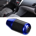 thumbnail image 4 of Vobor Car Shift Knob - Perilla universal de cambio de fibra de carbono Accesorio de modificación del automóvil(Azul), 4 of 5