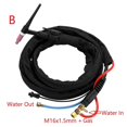 thumbnail image 3 of 350A 4M WP18 WP-18 WP 18 Water Cooled Argon Tig Welding Torch Gun with M16 DJK10-25 DJK35-50 Connector, 3 of 5